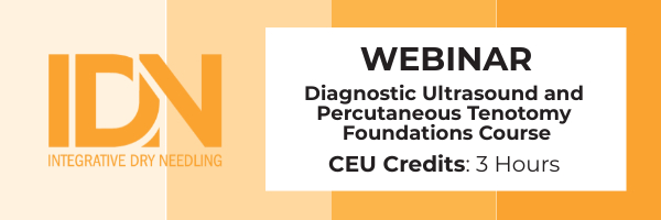 Diagnostic Ultrasound and Percutaneous Tenotomy Foundations Course